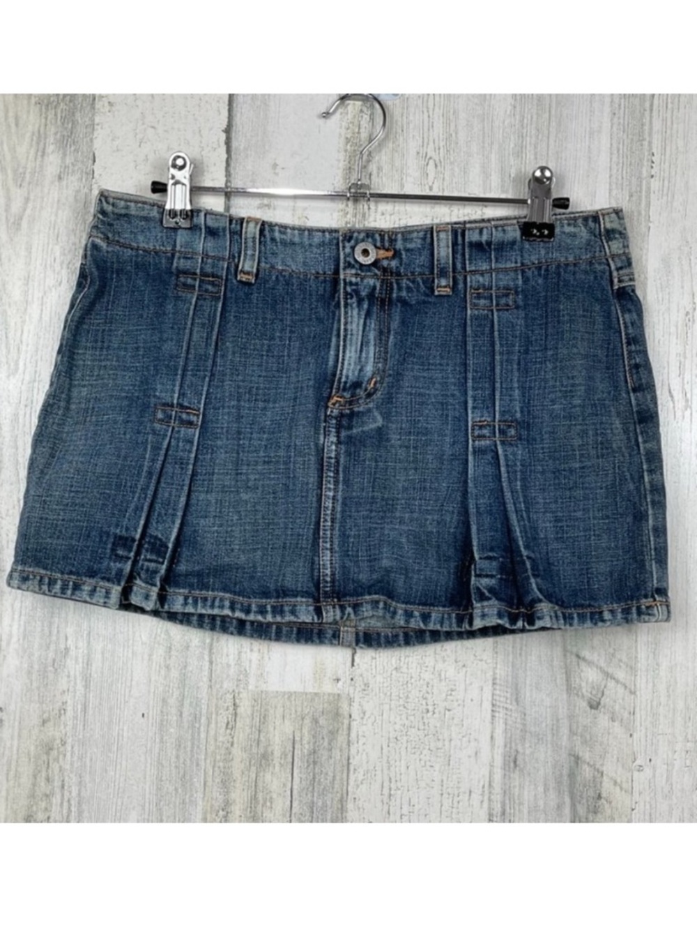 Guess Jeans vintage denim micro mini skirt Y2K festival coastal cowgirl